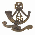 Helmet badge, 55th Coke's Rifles (Frontier Force), 1903-1922