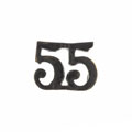 Shoulder title, 55th Coke's Rifles (Frontier Force), 1903-1922