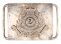 Wasitbelt clasp, 2nd Regiment of Infantry Punjab Frontier Force, 1865-1881