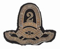 Helmet badge, 2nd Regiment of Infantry Punjab Frontier Force, 1881-1903