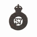 Cap badge, 57th Wilde's Rifles (Frontier Force), 1903-1922