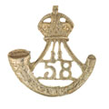 Cap badge, 58th Vaughan's Rifles (Frontier Force) 1903-1922