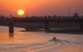 Patrol boat on the River Tigris near Al Amarah, Maysan Province, Southern Iraq, July, 2004