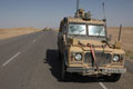 A Land Rover of 4th Battalion, Mercian Regiment (Cheshires, Worcesters and Foresters, and Staffords), Helmand Province, Afghanistan, 2009