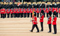 The 1st Battalion, Welsh Guards parade with its new Queen's Colour at Horse Guards Parade, London, 2015