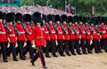 The 1st Battalion, Welsh Guards parade with its new Queen's Colour at Horse Guards Parade, London, 2015