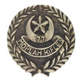 Pouch or harness badge, 77th Moplah Rifles, 1903-1904