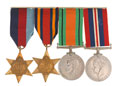 Medal group, Private Vernon Britland, Royal Sussex Regiment and The Buffs (Royal East Kent Regiment), 1939-1945