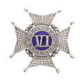 Pouch badge, 6th Regiment of Infantry Punjab Frontier Force, 1865-1901