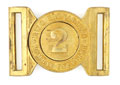 Waistbelt clasp, 2nd (Prince of Wales's Own) Bombay Native Infantry (Grenadiers), 1876-1902