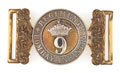 Waistbelt clasp, 9th Bombay Infantry, 1885-1903