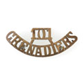 Shoulder title, 101st Grenadiers, 1903-1922