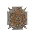 Cap badge, 109th Infantry, 1903-1922
