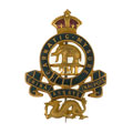 Pugri badge, officer, 2nd Madras Infantry, 1885-1903