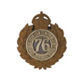 Cap badge, 76th Punjabis, 1903-1922