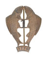 Pugri badge, officer, 1st Brahmans, 1901-1922