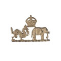 Collar badge, officer, 62nd Punjabis, 1915