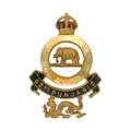 Cap badge, officer, 62nd Punjabis, 1903-1922