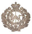 Helmet badge, 6th Regiment of Madras Native Infantry, pre-1885