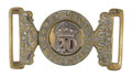 Waistbelt clasp, officer, 20th Regiment of Bombay Infantry, 1885-1901