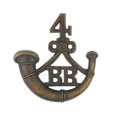 Cap badge, 4th Bombay Rifles, 1901-1903