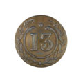 Button, 13th Regiment of Madras Native Infantry, 1855-1877