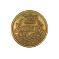 Button, 13th Regiment of Madras Infantry, pre-1901