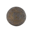Button, 19th Madras Infantry, 1855-1877