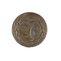 Button, 26th Regiment of Madras Native Infantry, 1885-1877