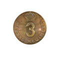 Button, 3rd Madras Regiment, 1922-1928, and 1941-1945.