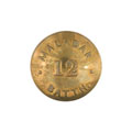 Button, 3rd Madras Regiment 12th (Malabar) Battalion, 1922-1941