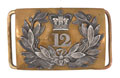 Waistbelt clasp, 12th Regiment (2nd Burma Battalion) of Madras Infantry, 1890-1891