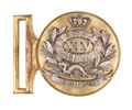 Waistbelt clasp, 14th Madras Native Infantry, pre-1885