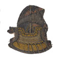 Frock coat tail ornament, 9th Madras Infantry, pre-1885