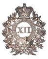 Shoulder belt plate, 12th Regiment of Madras Native Infantry, pre-1855