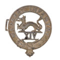Belt fitting, 14th Regiment of Madras Infantry, 1885-1903
