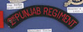 Shoulder title, 2nd Punjab Regiment, 1922-1950