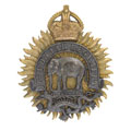 Cap badge, officer, 1st Punjab Regiment, 1922-1947