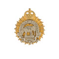 Collar badge, officer, 1st Punjab Regiment, 1922-1947