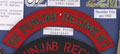Shoulder title, 1st Punjab Regiment, 1944-1947