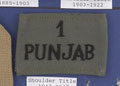 Shoulder title, 1st Punjab Regiment, 1942-1947