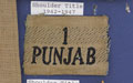 Shoulder title, 1st Punjab Regiment, 1942-1947