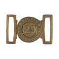 Waistbelt clasp, 29th Regiment of Bombay Native Infantry or 2nd Baluch Regiment, 1861-1883