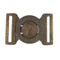 Waistbelt clasp, 2nd Baluch Extra Battalion of Bombay Native Infantry, 1858-1859