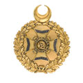 Pouch belt plate, 29th Regiment of Bombay Native Infantry or 2nd Baluch Regiment, 1861-1870