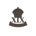 Cap badge, officer, 19th Punjabis, 1903-1922