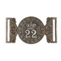 Waistbelt clasp, 22nd Bengal Native Infantry, 1861-1901