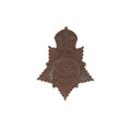 Officer's collar badge, 24th Punjabis, 1903-1922