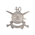 Pugri badge, 40th Pathans, 1903-1922