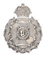 Pouch badge, 40th (Pathan) Bengal Infantry, 1892-1901